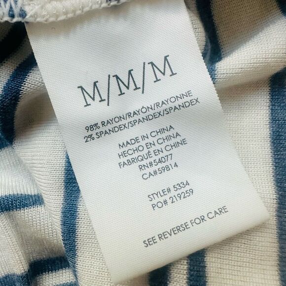 CAbi Bow, Striped Halter Top. - Picture 4 of 5